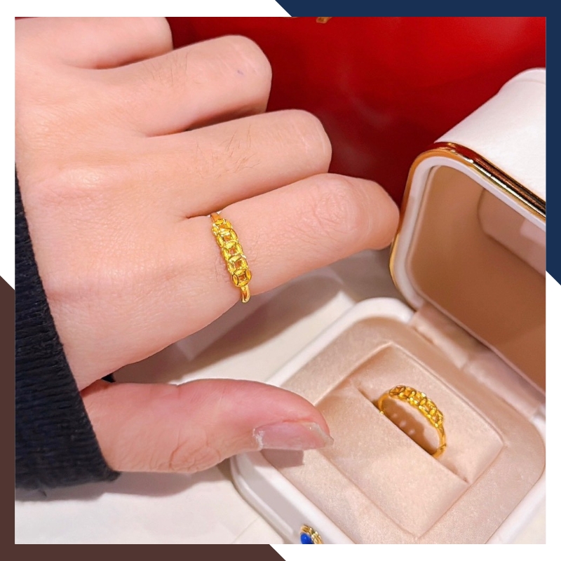 Nhẫn Kim Tiền Vàng 24K 9999 Nhiều Mẫu Mới 2025 Mã NVN106