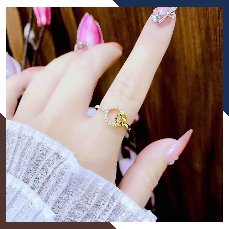 Nhẫn Kim Tiền Vàng Tây 10k Nhiều Mẫu Mới Đẹp 2025 Mã NVN50