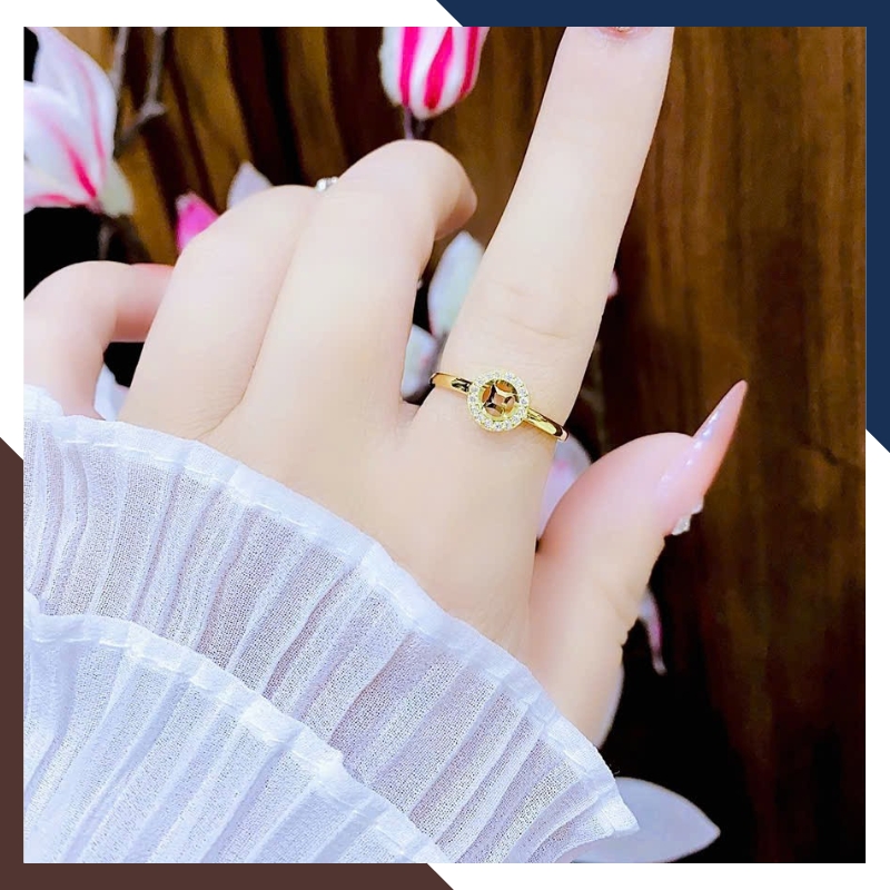 Nhẫn Kim Tiền Vàng Tây 10k Nhiều Mẫu Mới Đẹp 2025 Mã NVN50