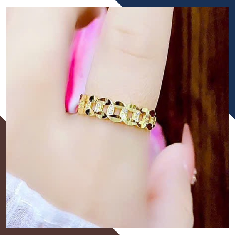 Nhẫn Kim Tiền Vàng Tây 10k Nhiều Mẫu Mới Đẹp 2025 Mã NVN50