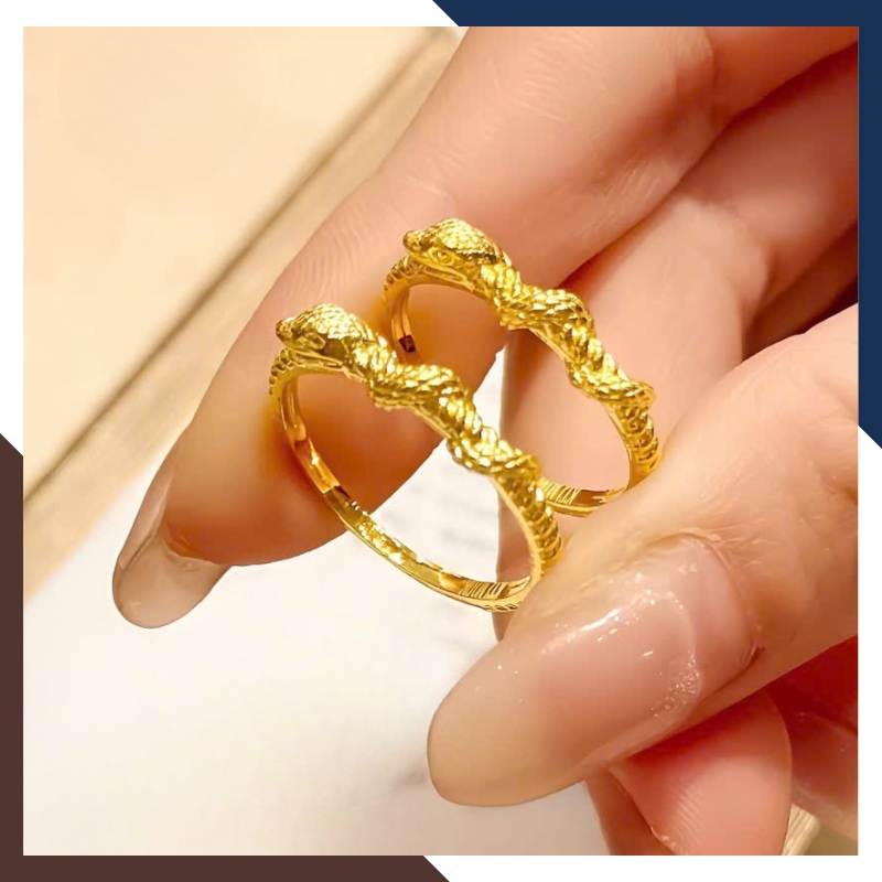 Nhẫn Rắn Vàng Tây 10k Nhiều Mẫu Mới 2025 Mã NVN69