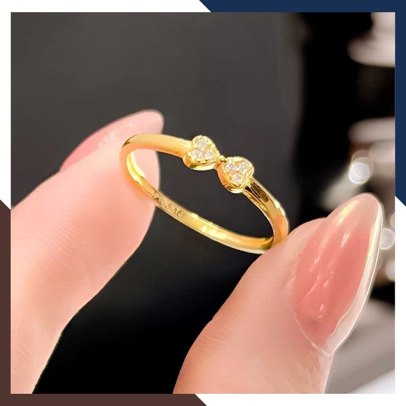 Nhẫn trái tim chữ I Love You NVN416 – Ngọc trai Anchi