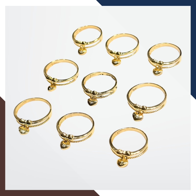 Nhẫn trái tim NVN420 vàng nữ 10k – Ngọc trai Anchi