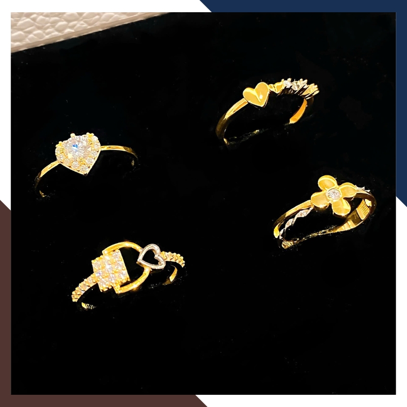 Nhẫn trái tim NVN420 vàng nữ 10k – Ngọc trai Anchi