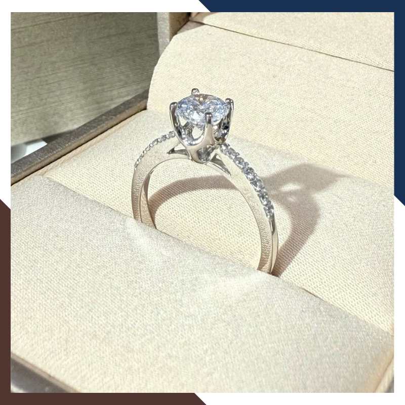 Nhẫn Vàng Nữ, Nhẫn Cầu Hôn Vàng 18k Nhiều Mẫu Đẹp Mã NVN141