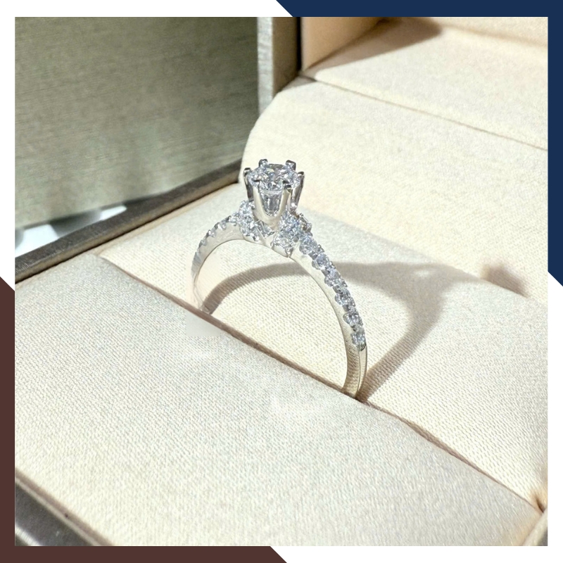 Nhẫn Vàng Nữ, Nhẫn Cầu Hôn Vàng 18k Nhiều Mẫu Đẹp Mã NVN141