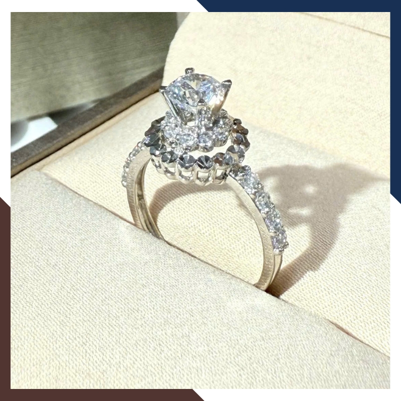 Nhẫn Vàng Nữ, Nhẫn Cầu Hôn Vàng 18k Nhiều Mẫu Đẹp Mã NVN141