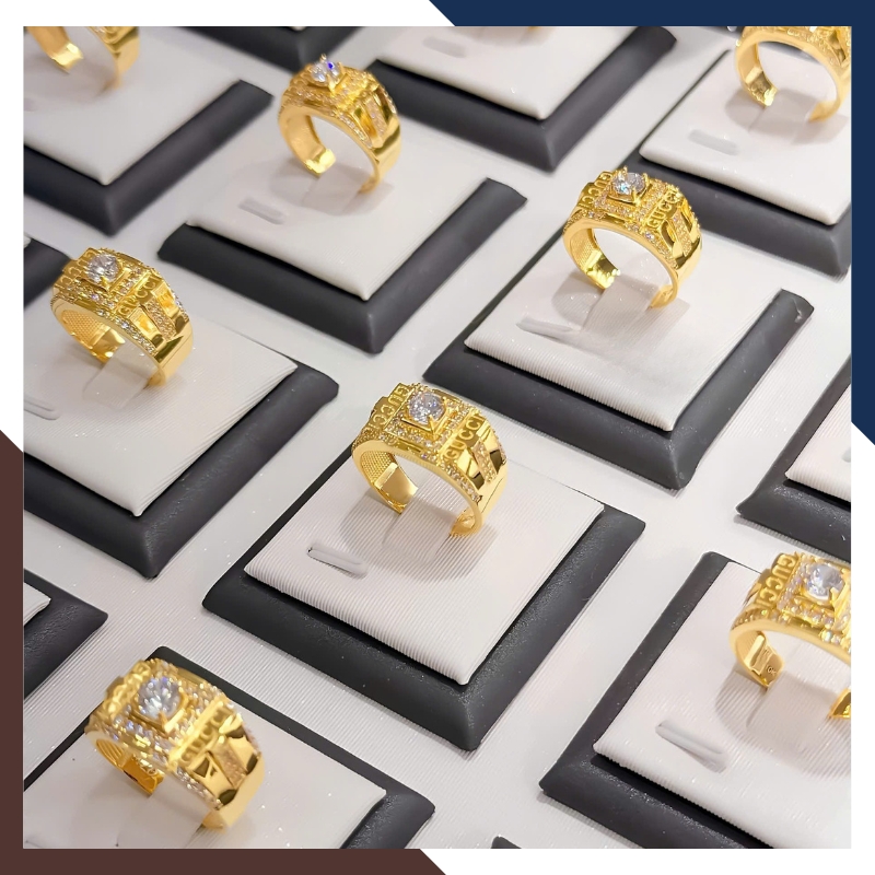 Nhẫn Vàng Tây Nam 10k Gucci Mã NVNA27 – Lịch lãm & đẳng cấp