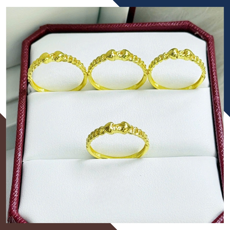 Nhẫn vàng tây nữ 10k NVN411 – Quà tặng hoàn hảo cho người yêu