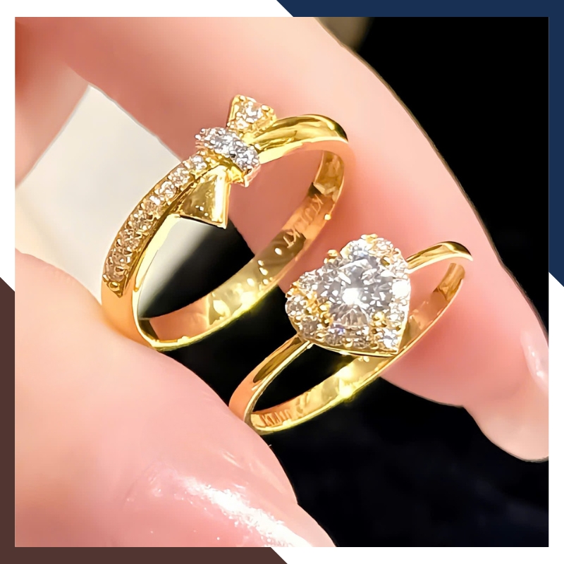 Nhẫn vàng tây nữ 10k NVN411 – Quà tặng hoàn hảo cho người yêu