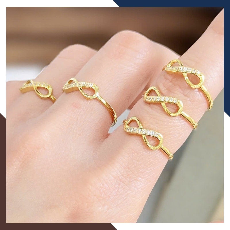 Nhẫn vàng nữ đẹp đơn giản – Bí quyết mix & match tinh tế