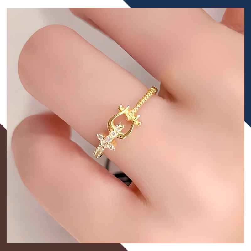 Nhẫn vàng tây nữ 10K NVN380 – bản mỏng, nhiều mẫu đẹp