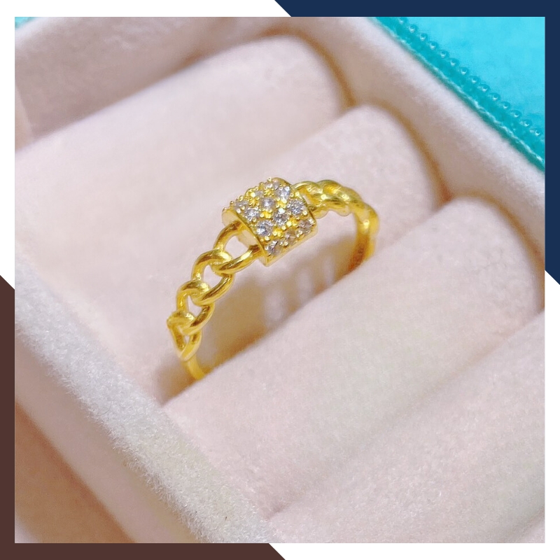 Nhẫn Vàng Tây Nữ 10k Tặng Người Yêu Nhiều Mẫu Mới Đẹp Mã NVN108