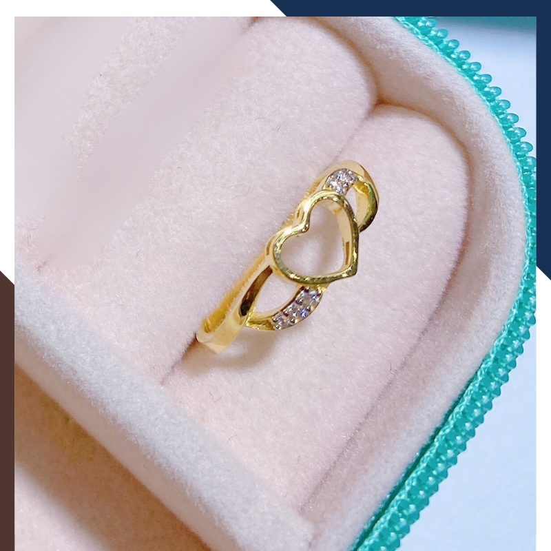 Nhẫn Vàng Tây Nữ 10k Tặng Người Yêu Nhiều Mẫu Mới Đẹp Mã NVN108