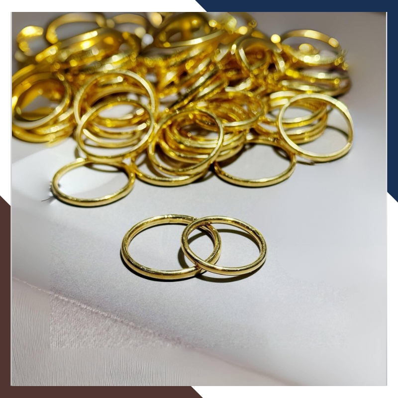 Nhẫn Vàng Tây Nữ Trơn Đủ Size Đeo Ngón Trỏ, Ngón Út, Ngón Cái NVN210 | Vàng 10K