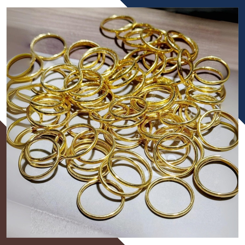 Nhẫn Vàng Tây Nữ Trơn Đủ Size Đeo Ngón Trỏ, Ngón Út, Ngón Cái NVN210 | Vàng 10K