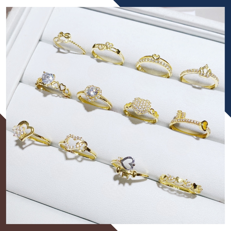 Nhẫn cầu hôn kiểu trái tim