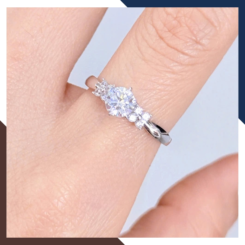 Nhẫn vàng trắng nữ 10k NVN270 – Đẹp mắt, tinh tế, giá mềm