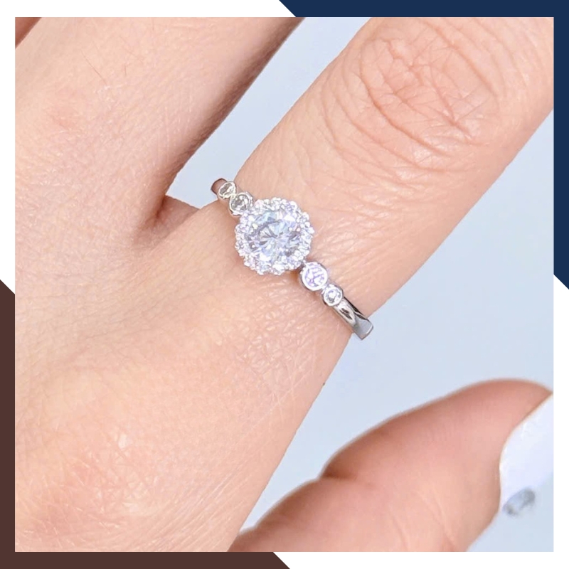 Nhẫn vàng trắng nữ 10k NVN270 – Đẹp mắt, tinh tế, giá mềm