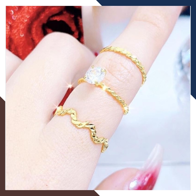 Top 10 mẫu nhẫn vàng nữ đẹp nhất cho cô nàng công sở