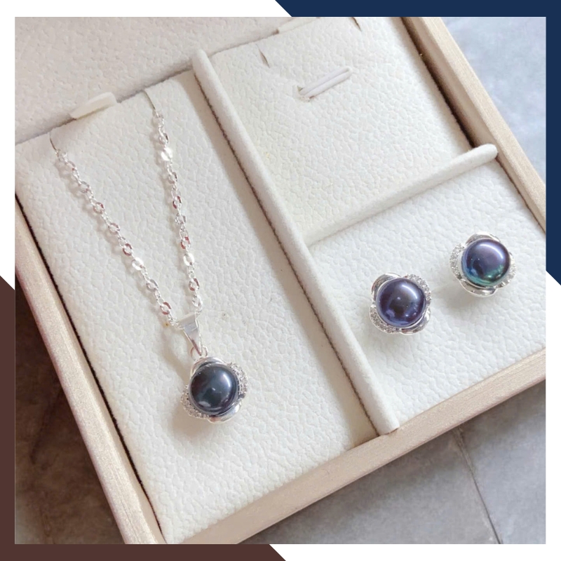 Set Ngọc Trai Bạc Cho Nữ BTSNT179