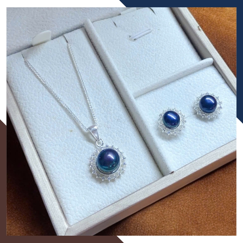 Set Ngọc Trai Bạc Cho Nữ BTSNT179