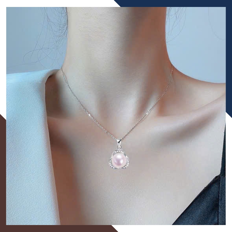 Set Ngọc Trai Bạc Xi Bạch Kim Cao Cấp BTSNT150