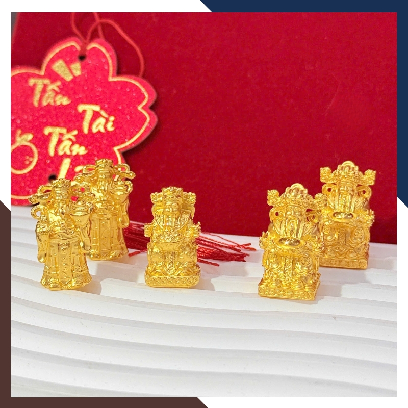 Tượng Thần Tài Vàng 24k 9999 – Vật Phẩm Phong Thuỷ May Mắn