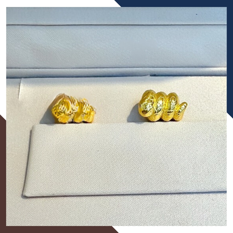 Vòng charm vàng 24k 9999 hình rắn cho nữ tuổi tỵ VCHV17