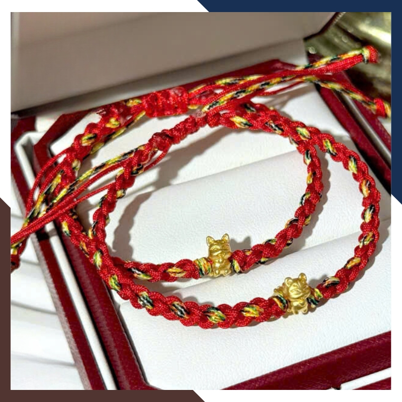 Vòng Charm Vàng 24k Hồ Ly 9 Đuôi Cửu Vĩ Hồ VCHV22