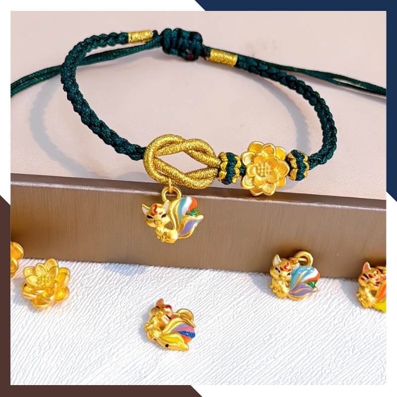 Vòng Charm Vàng 24k Nhiều Mẫu Đẹp VCHV23