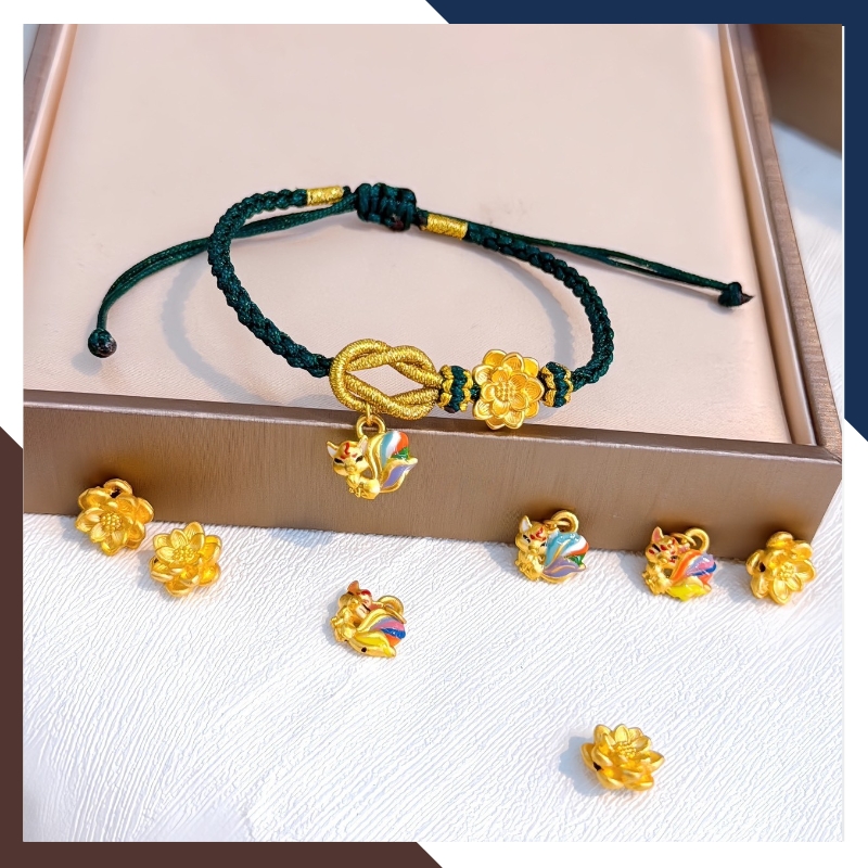 Vòng Charm Vàng 24k Nhiều Mẫu Đẹp VCHV23