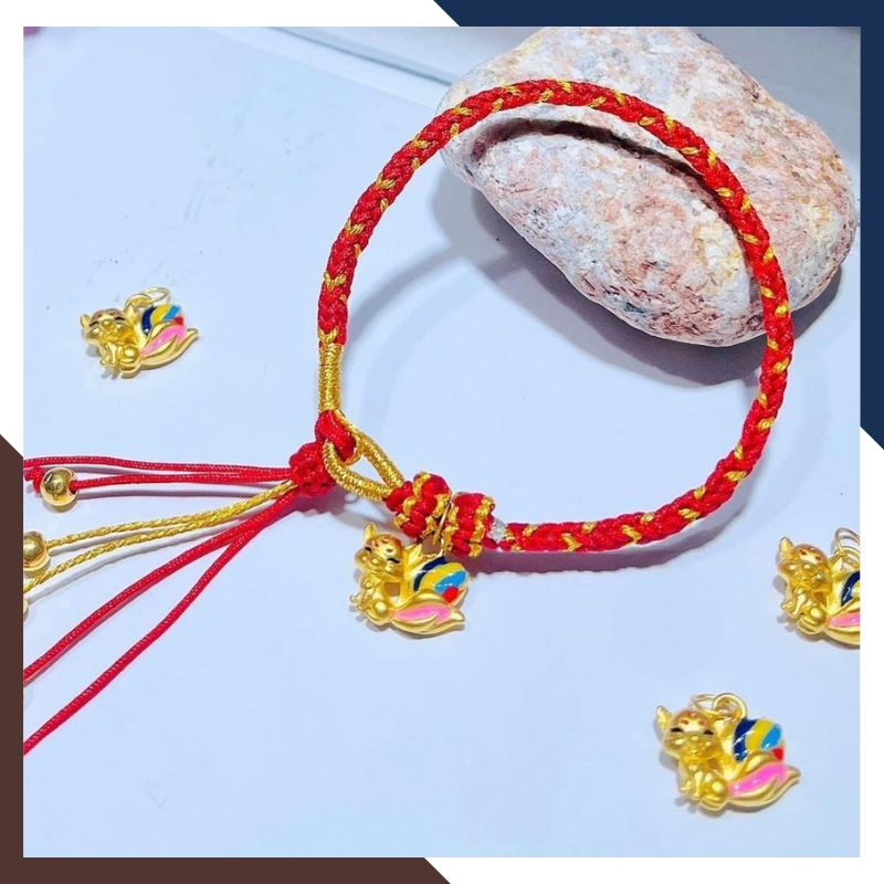 Vòng Charm Vàng 24k Nhiều Mẫu Đẹp VCHV23