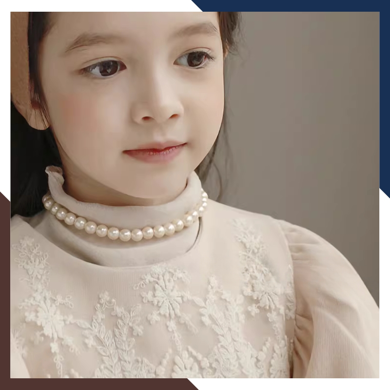 Vòng Cổ Ngọc Trai Cho Bé Gái VCNT116 | Ngọc Trai Nước Ngọt