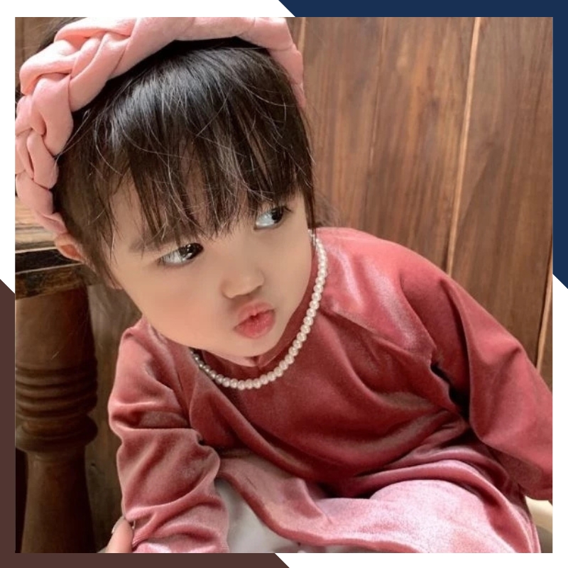 Vòng Cổ Ngọc Trai Cho Bé Gái VCNT116