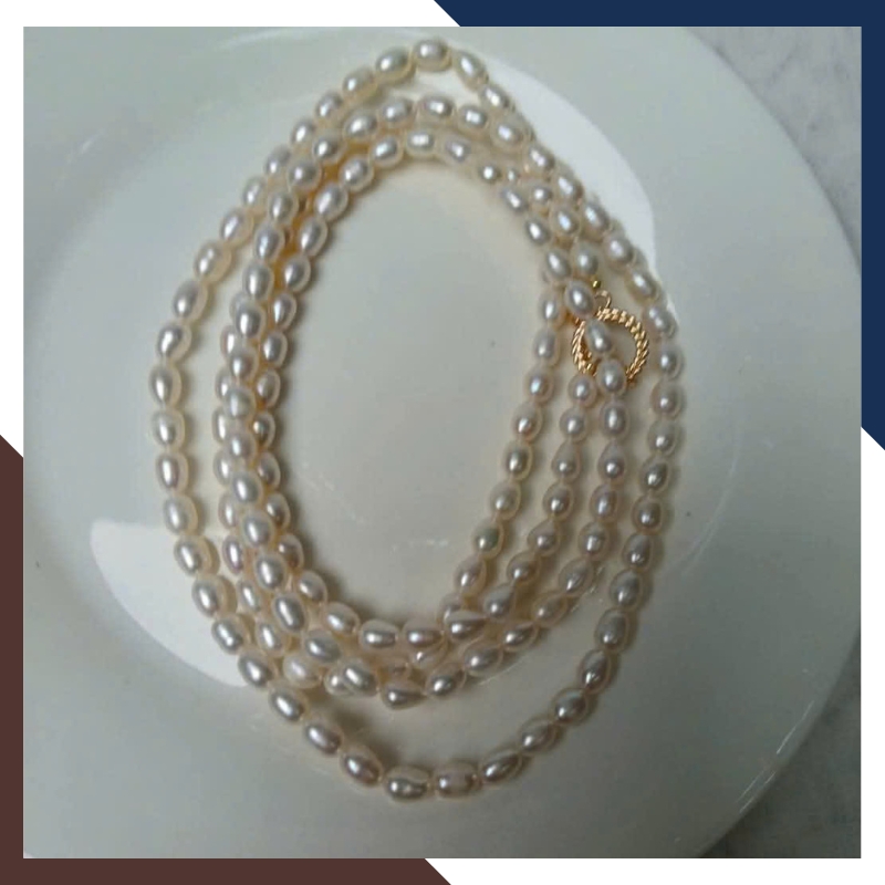 Vòng Cổ Ngọc Trai Dài 120CM Cho Nữ Mặc Áo Dài VCNT110 | Ngọc Trai Thật