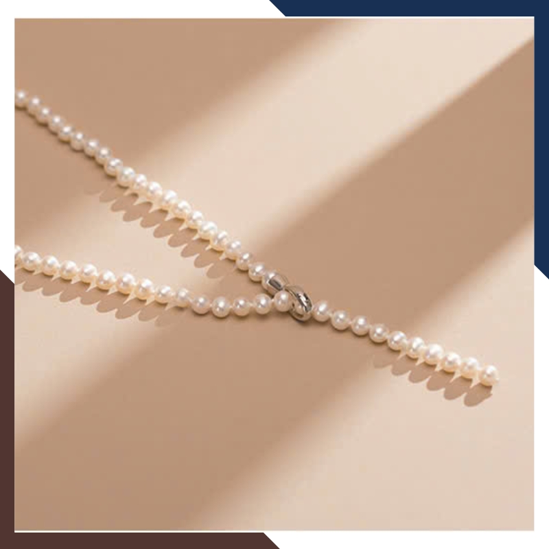 Vòng Cổ Ngọc Trai Dài 90cm Size Nhỏ 6mm Cho Nữ VCNT117