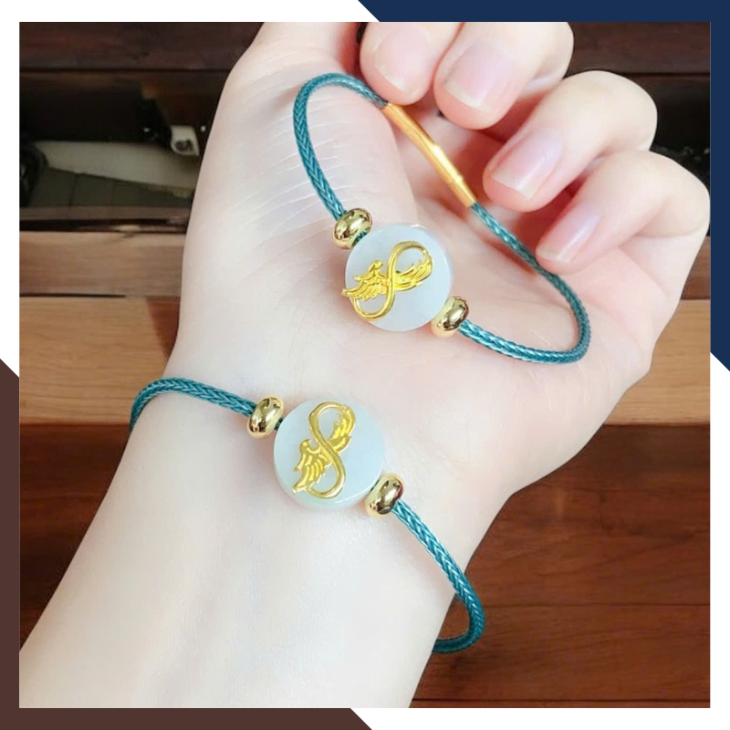 Vòng Ngọc Trăng Non Phong Thủy VTDPT52 – Bình An & Năng Lượng Tốt