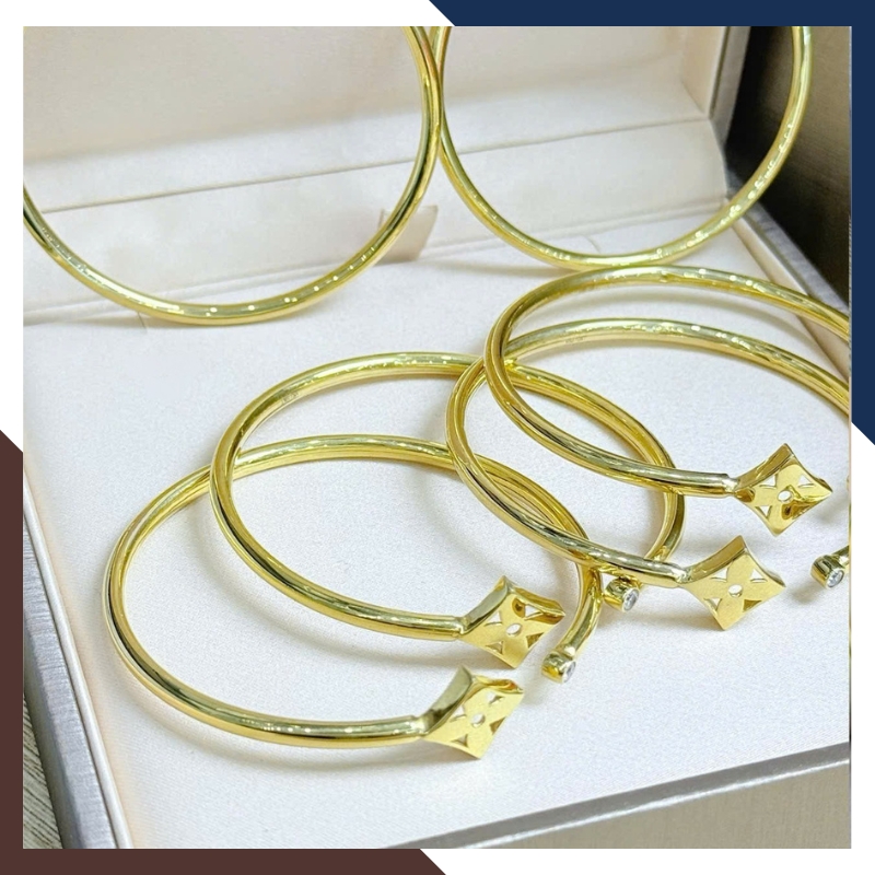 Vòng Tay Cỏ 4 Lá Vàng Tây 10k Cho Nữ LTVN172