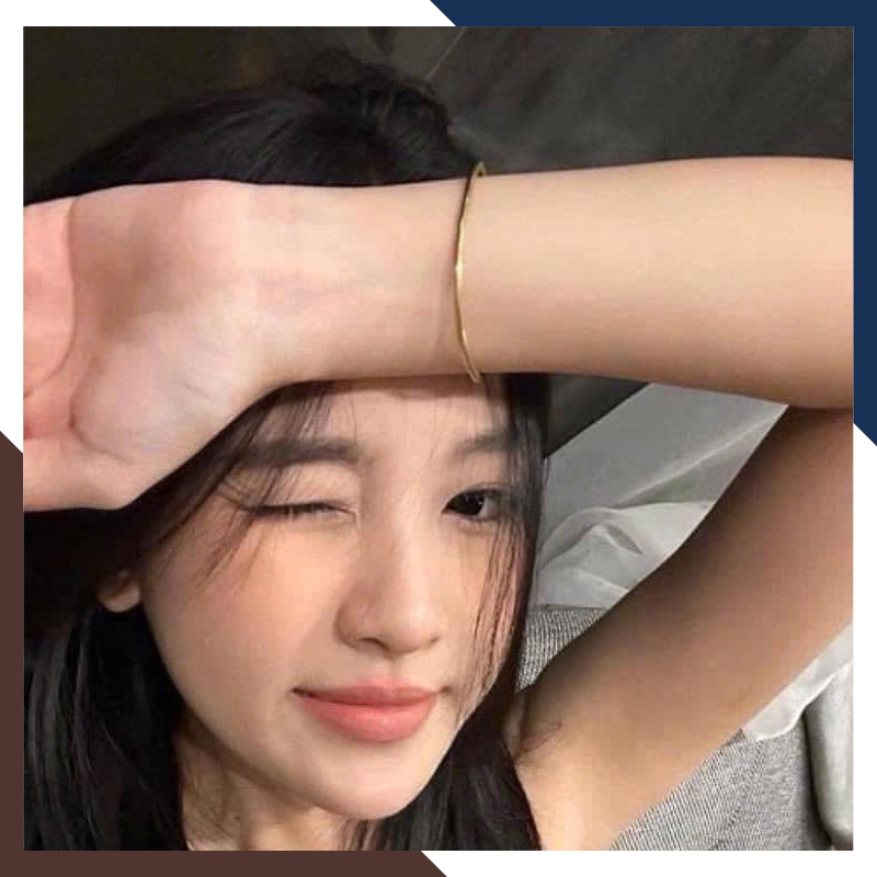 Vòng Tay Vàng Trơn 10K Bản Nhỏ 2mm LTVN188