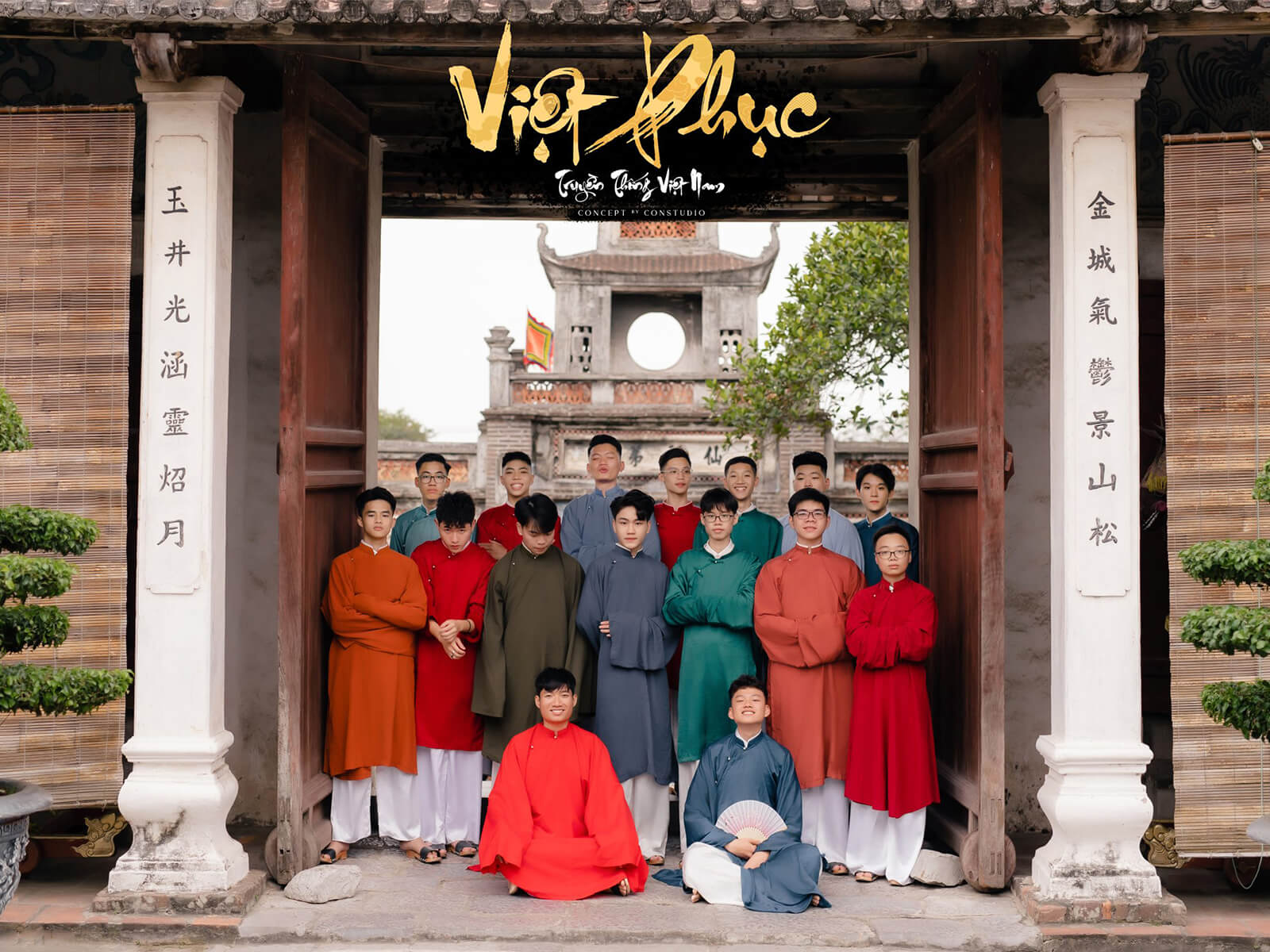 Thành Cổ Loa trở thành nơi chụp ảnh concept cổ phục đang được săn đón