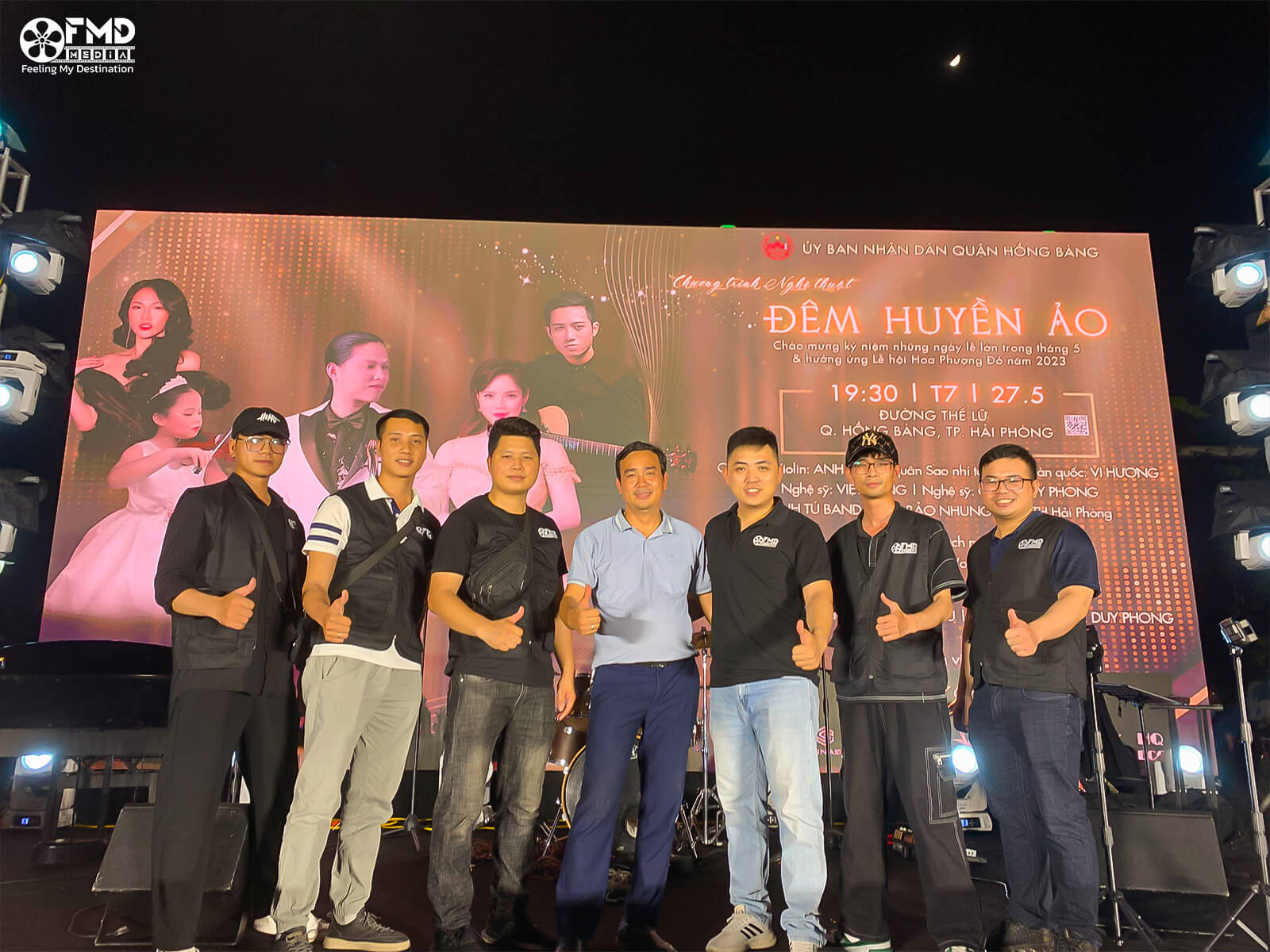 Ekip tổ chức sự kiện của FMD Media có năng lực tổ chức tốt