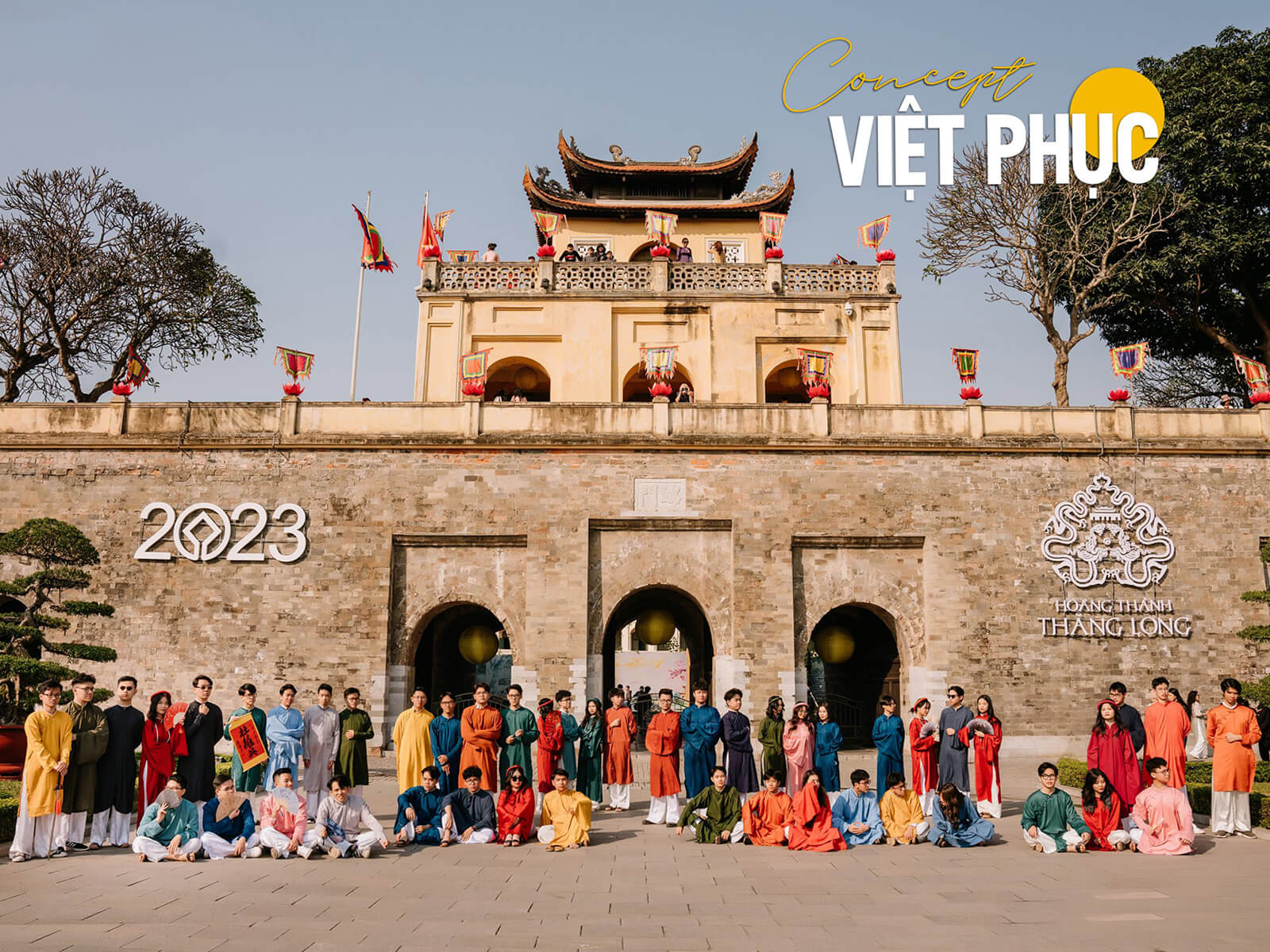 Nét kiến trúc độc đáo tạo Hoàng Thành Thăng Long cực hợp để chụp concept cổ phục
