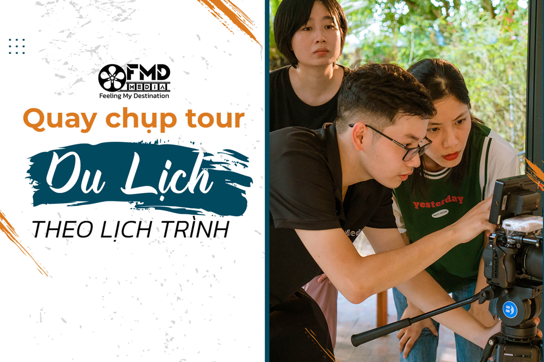 FMD Media quay chụp tour du lịch theo lịch trình chất lượng cao