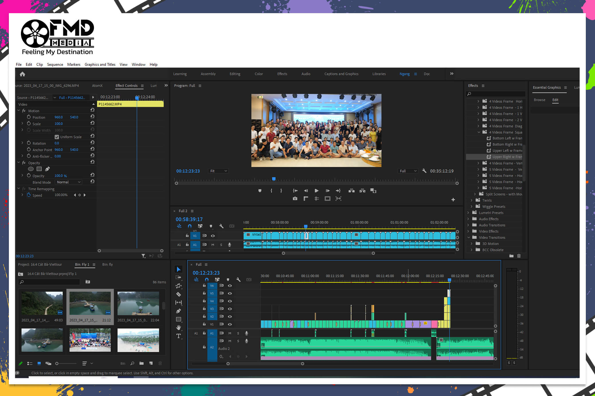 FMD Media sẽ bắt đầu sản xuất video hậu kỳ khi nào?