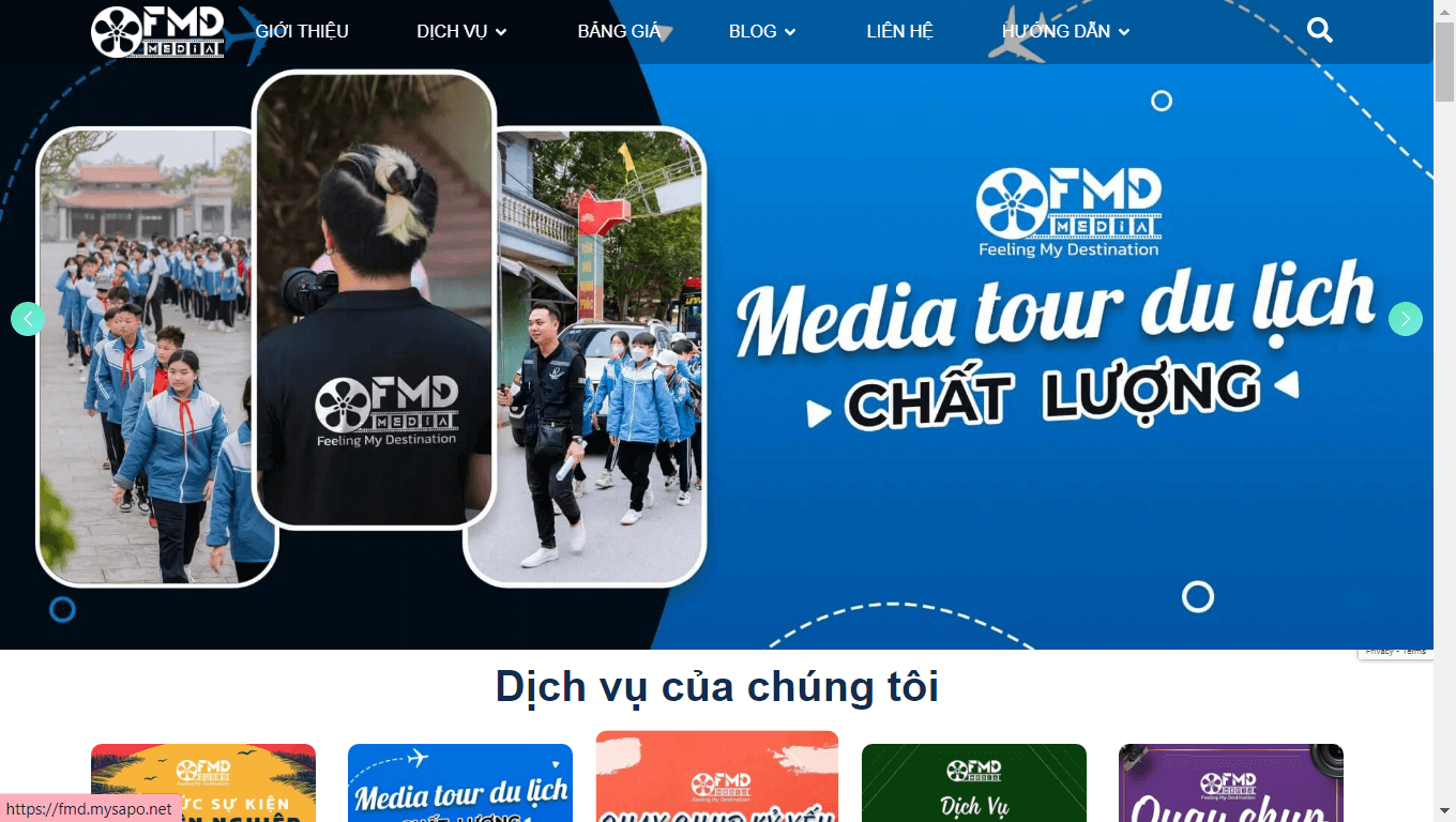 Fanpage dịch vụ Media tour du lịch của FMD Media