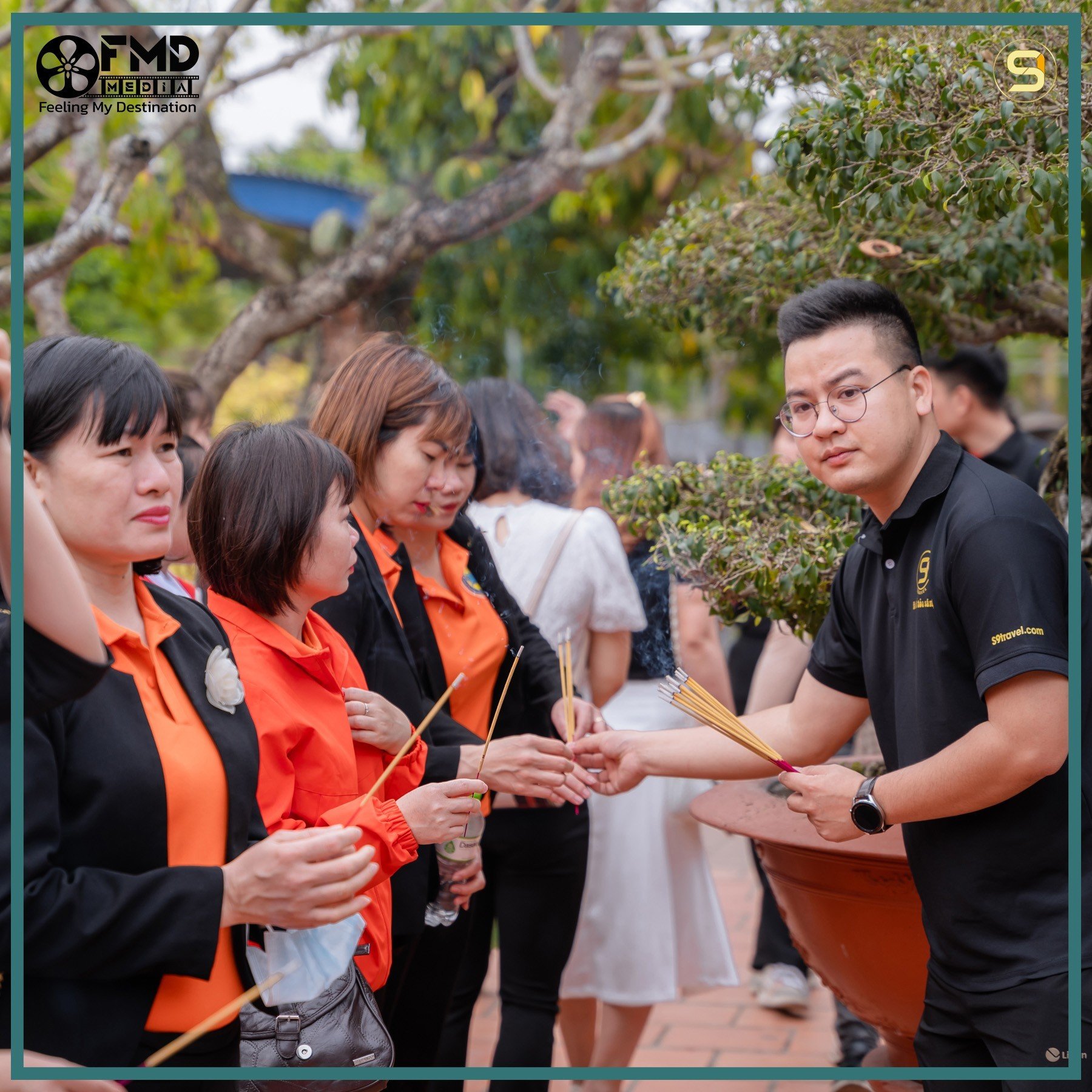 Hình ảnh tour trải nghiệm của S9 Travel và FMD Media lữ hành