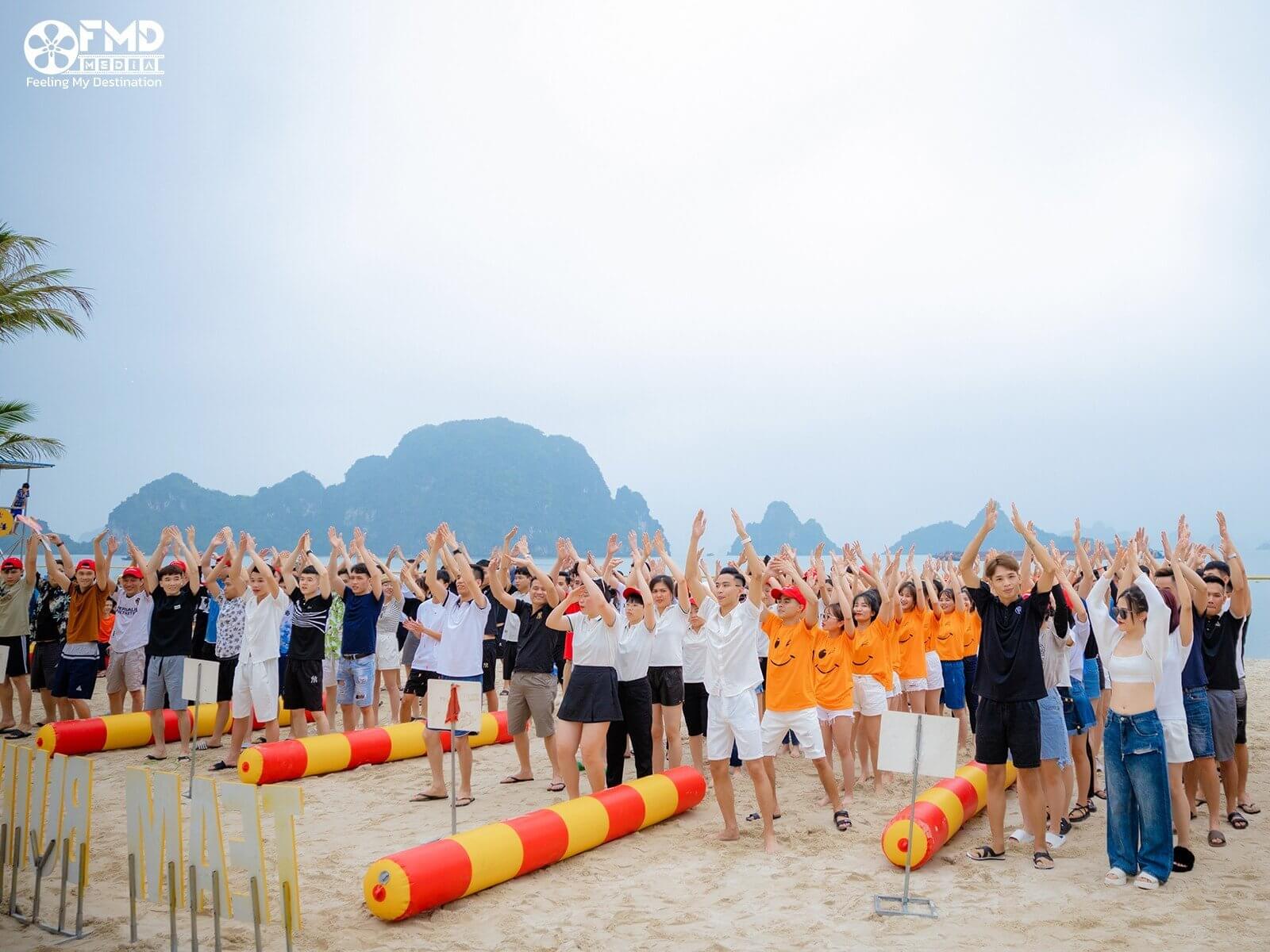Đội ngũ chụp hình Teambuilding của FMD Media có phong cách làm việc chuyên nghiệp