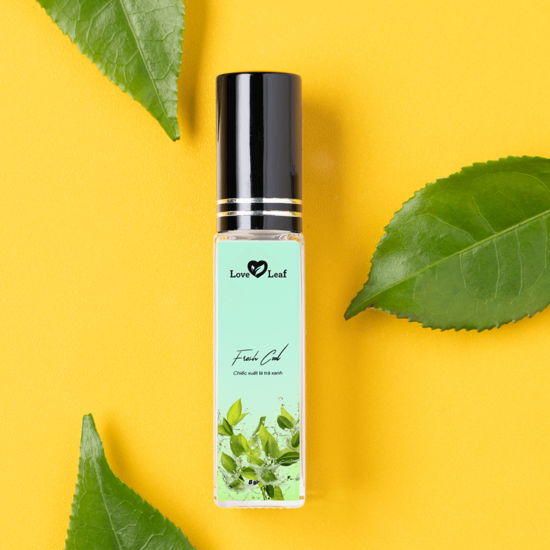 Xịt thơm miệng Love Leaf hương trà xanh