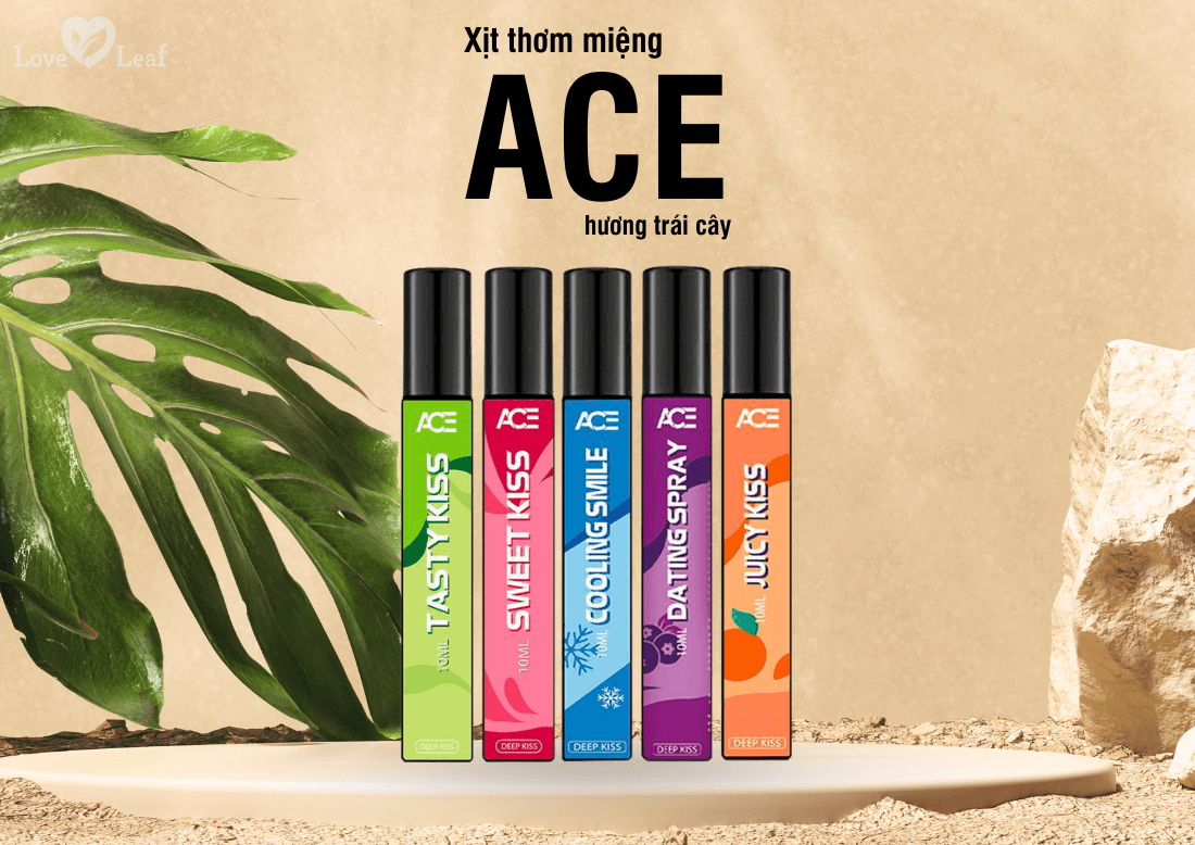 Chai xịt thơm miệng Ace